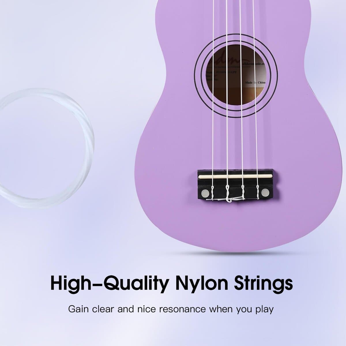 ADM Ukulele para Principiantes Kit de Ukelele de Madera - Imagen 5