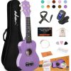 ADM Ukulele para Principiantes Kit de Ukelele de Madera