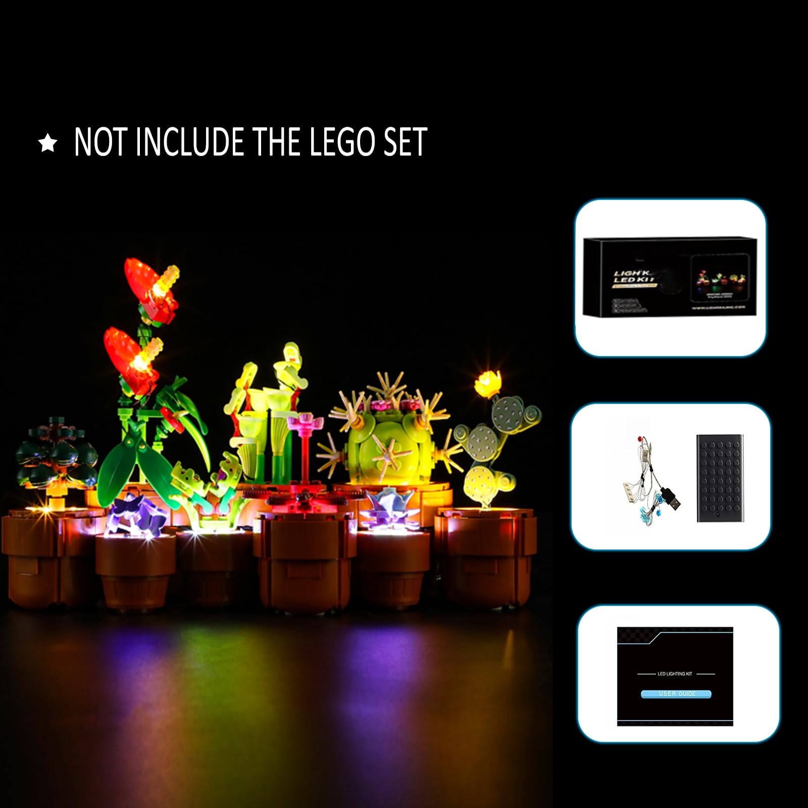 Kit de Iluminación LED ManKiaPro para Lego 10329 Iconos - Imagen 4