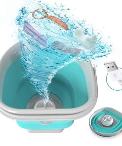 Lavadora Portátil, Lavadora Pequeña con Cubo de Lavandería