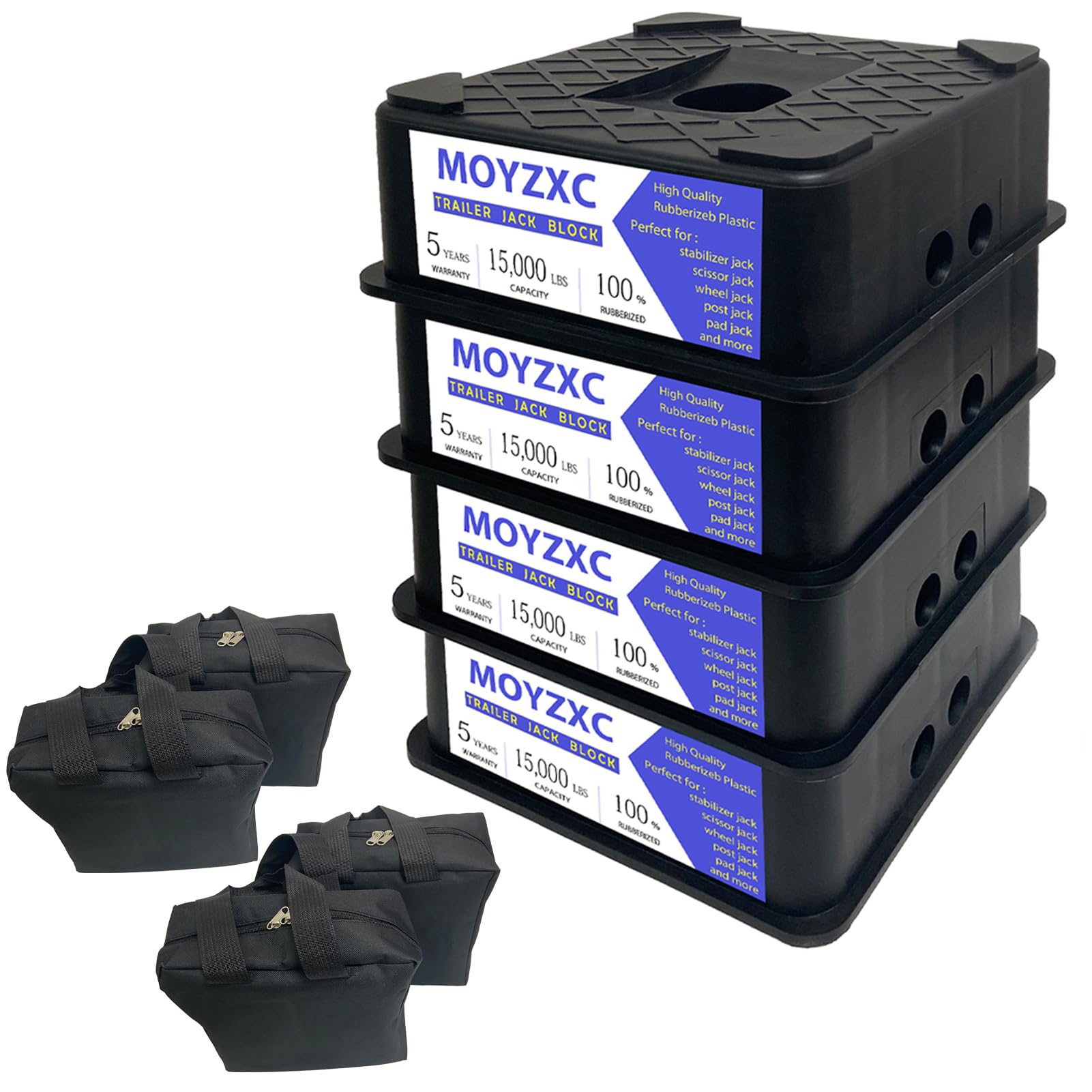 4-Pack MOYZXC Bloque de Gato de Remolque, Bloques de