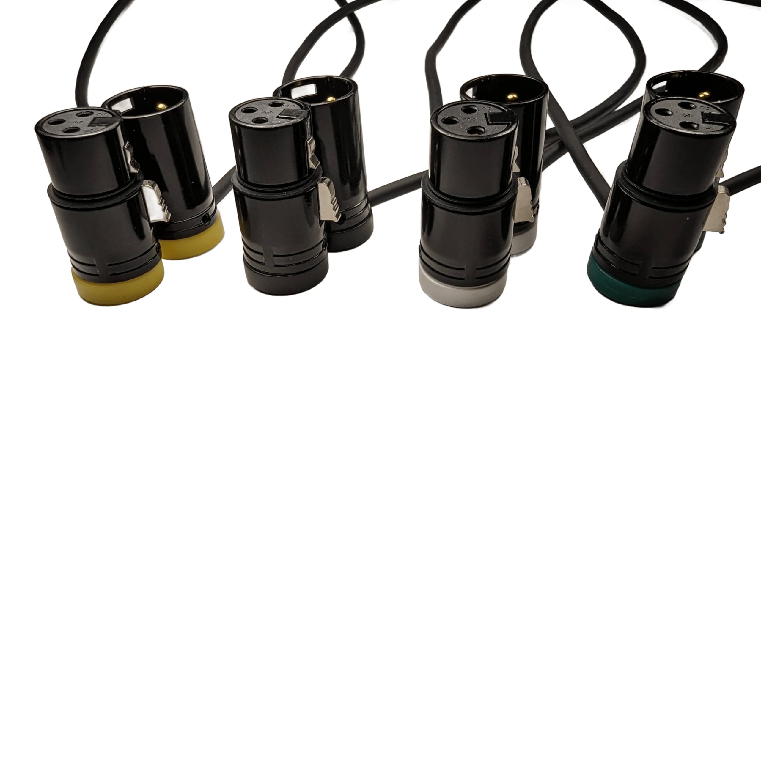 Cable XLR hembra de bajo perfil de 4 piezas a XLR macho - Imagen 3