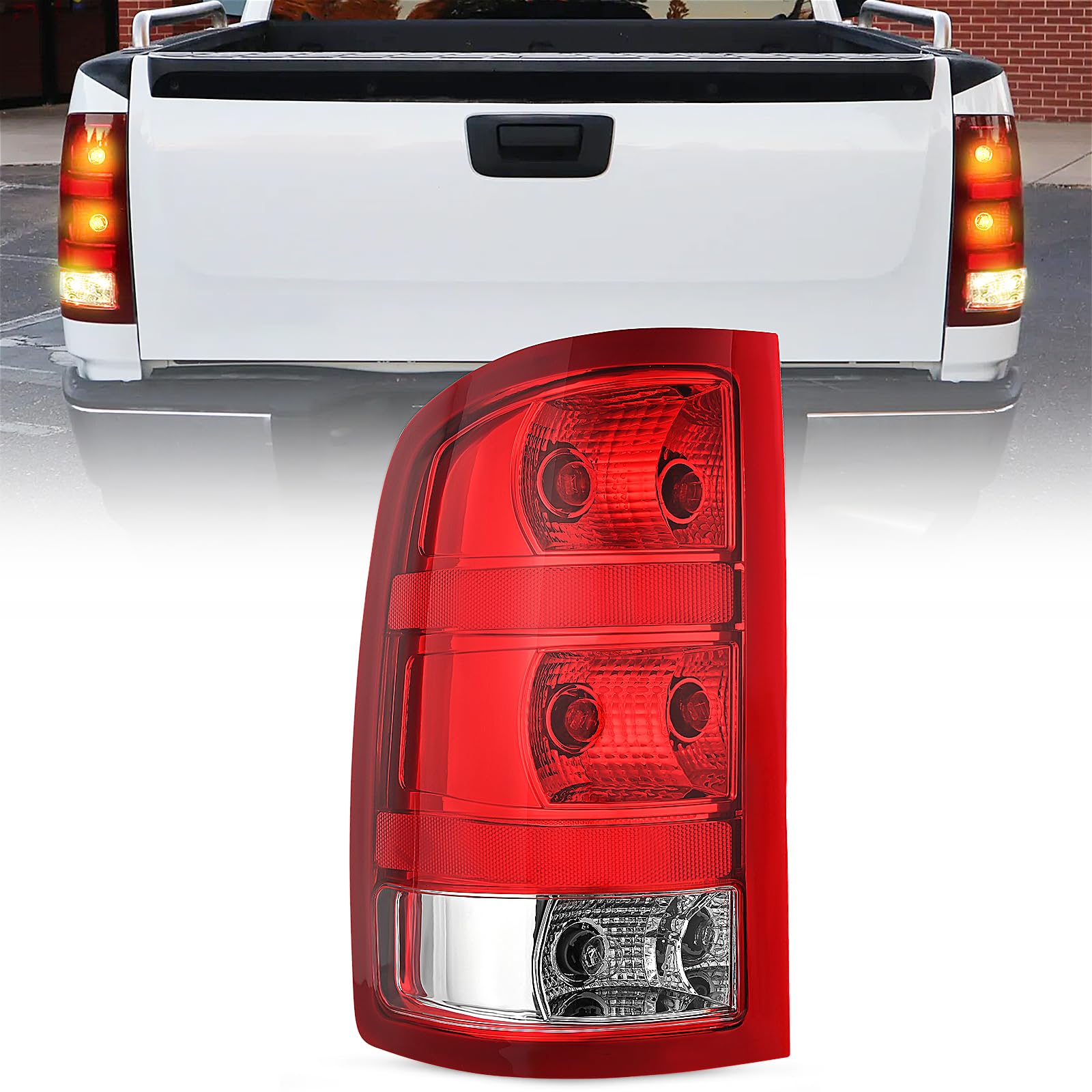 Ensamblaje de Luz Trasera Nilight Compatible con 2007 2008