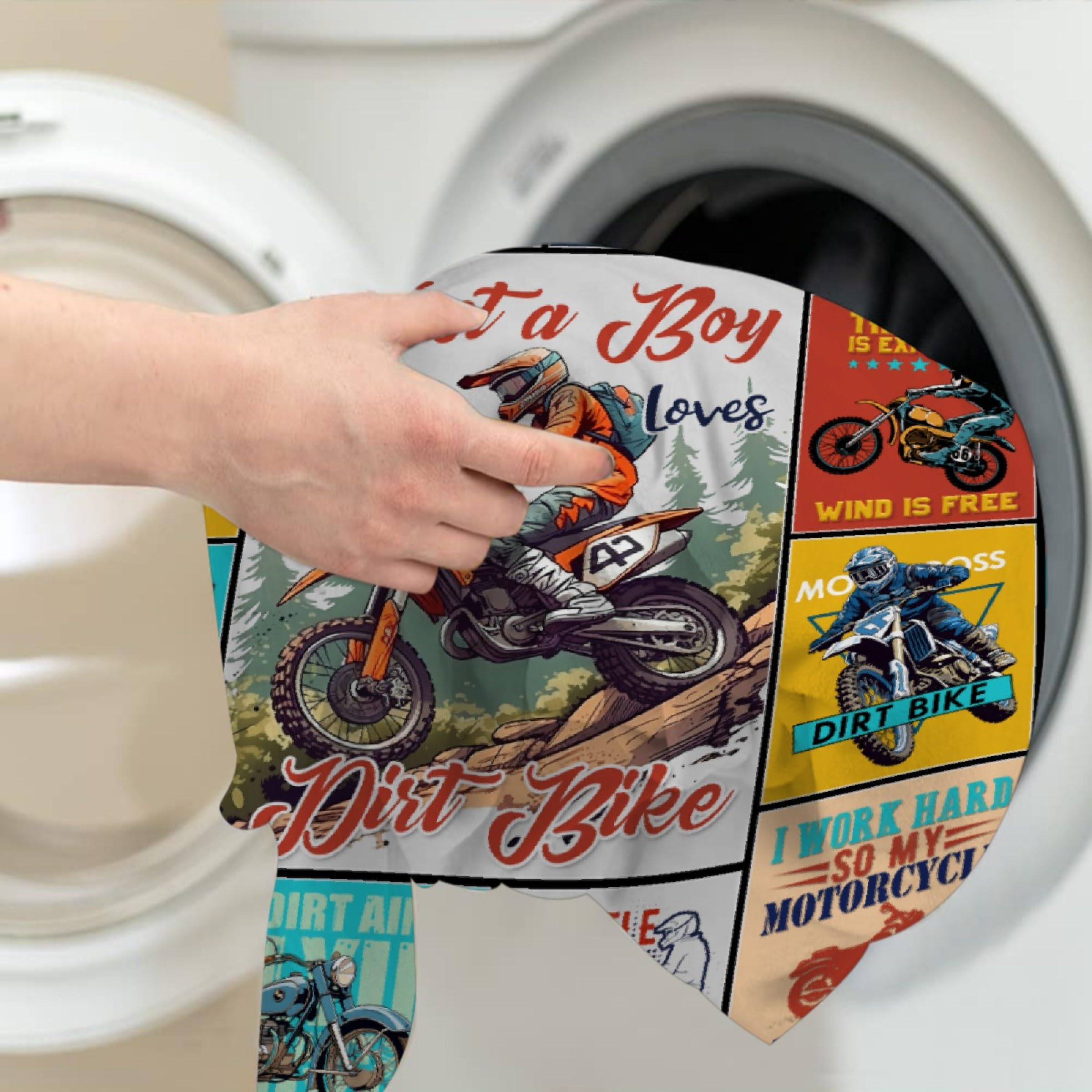 Manta ZHONGKUI para Motociclistas de Tierra, Regalo para - Imagen 7