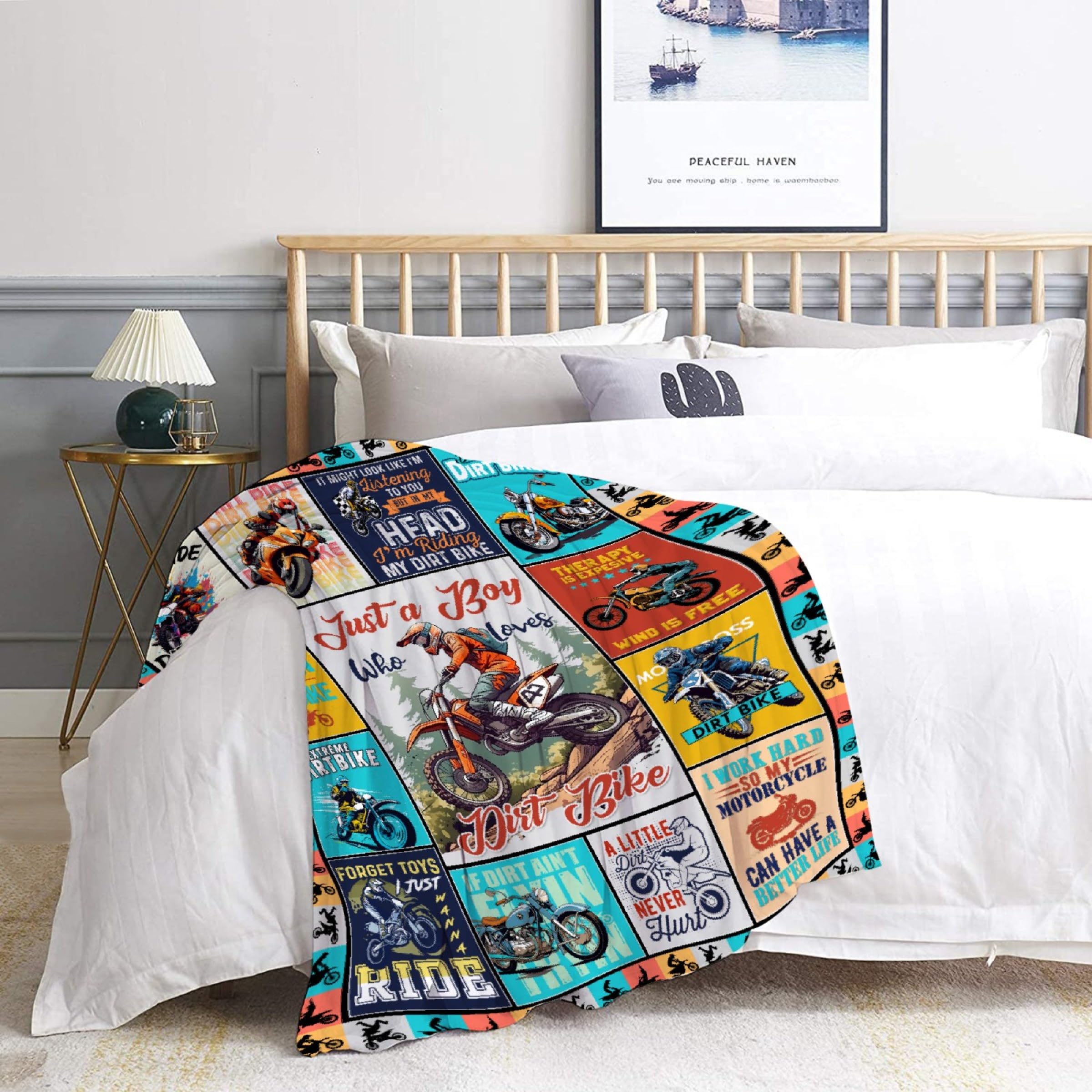 Manta ZHONGKUI para Motociclistas de Tierra, Regalo para - Imagen 6