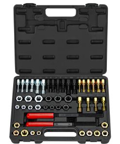 Juego de 48 Piezas de Roscado Handor Métrico y SAE con 22