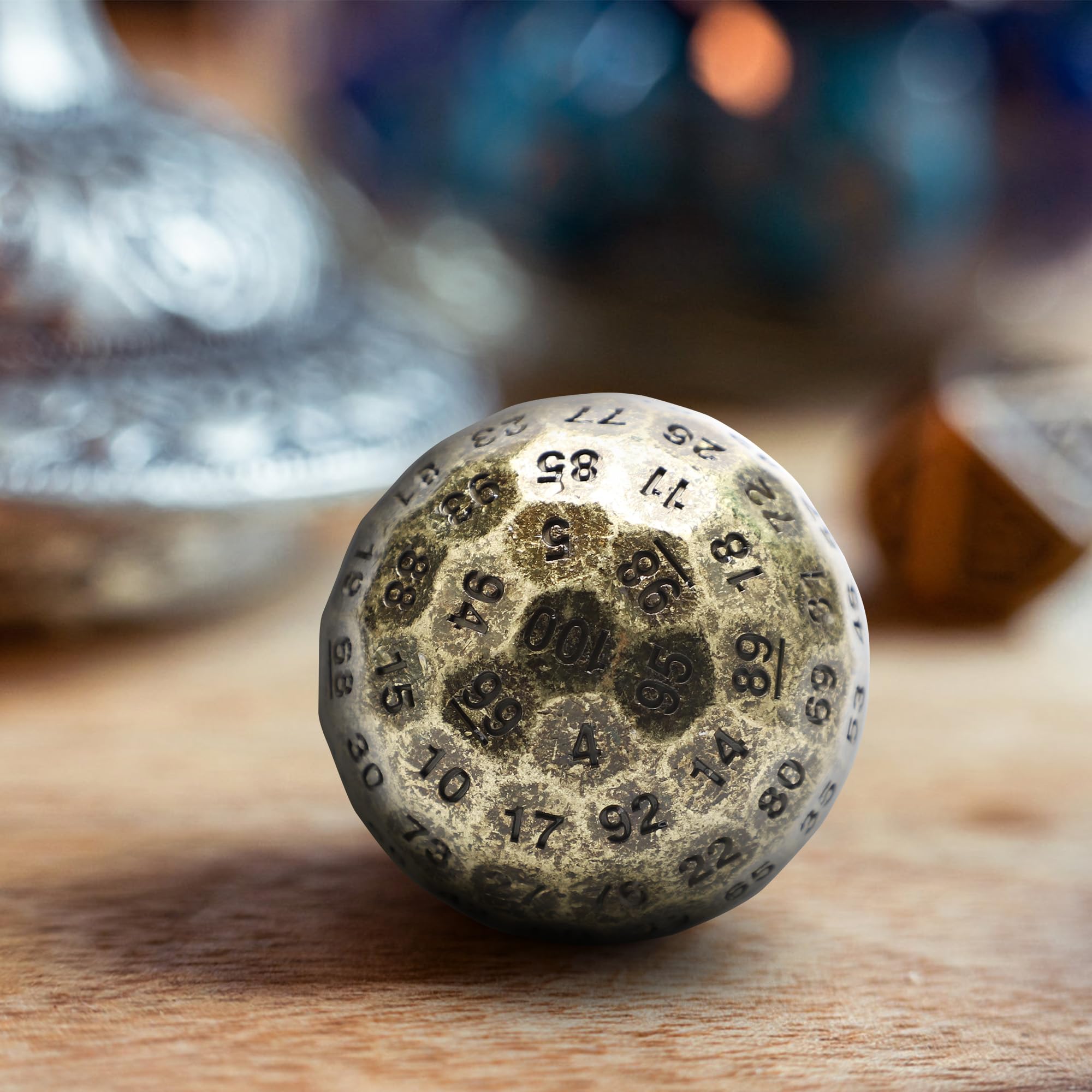 D100 Dice, Dado de 100 Lados, D100 de Metal Sólido de 1.97 - Imagen 6