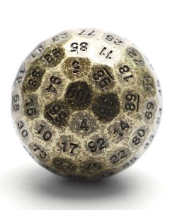 D100 Dice, Dado de 100 Lados, D100 de Metal Sólido de 1.97