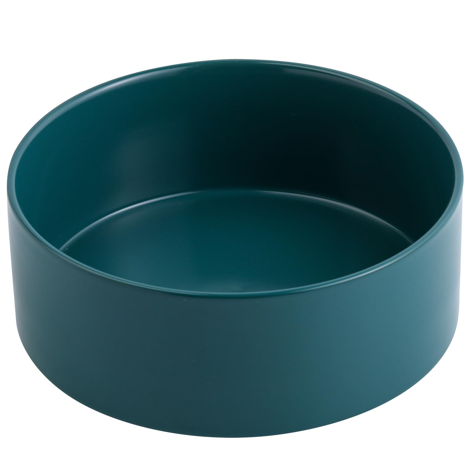 Tazón de comida para perros de cerámica verde Addggo para