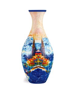 Florero 3D Puzzle - Florero Único Elaborado con 160 Piezas