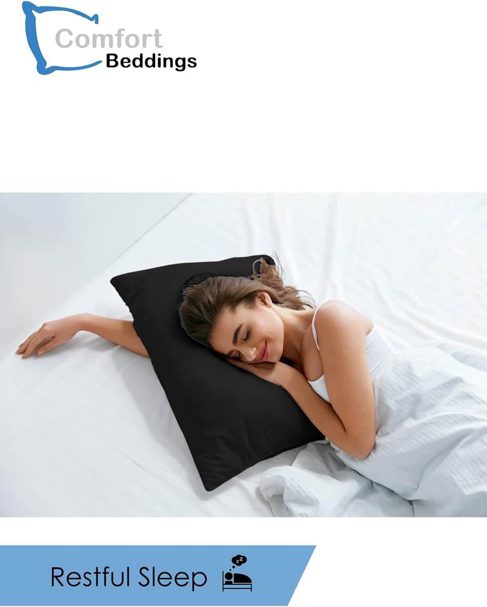 Juego de 4 Fundas de Almohada King Comfort Beddings - Imagen 6