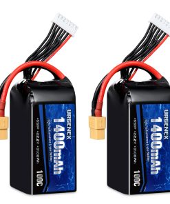 Batería URGENEX 6S Lipo 1400mAh 22.2V 100C con Conector