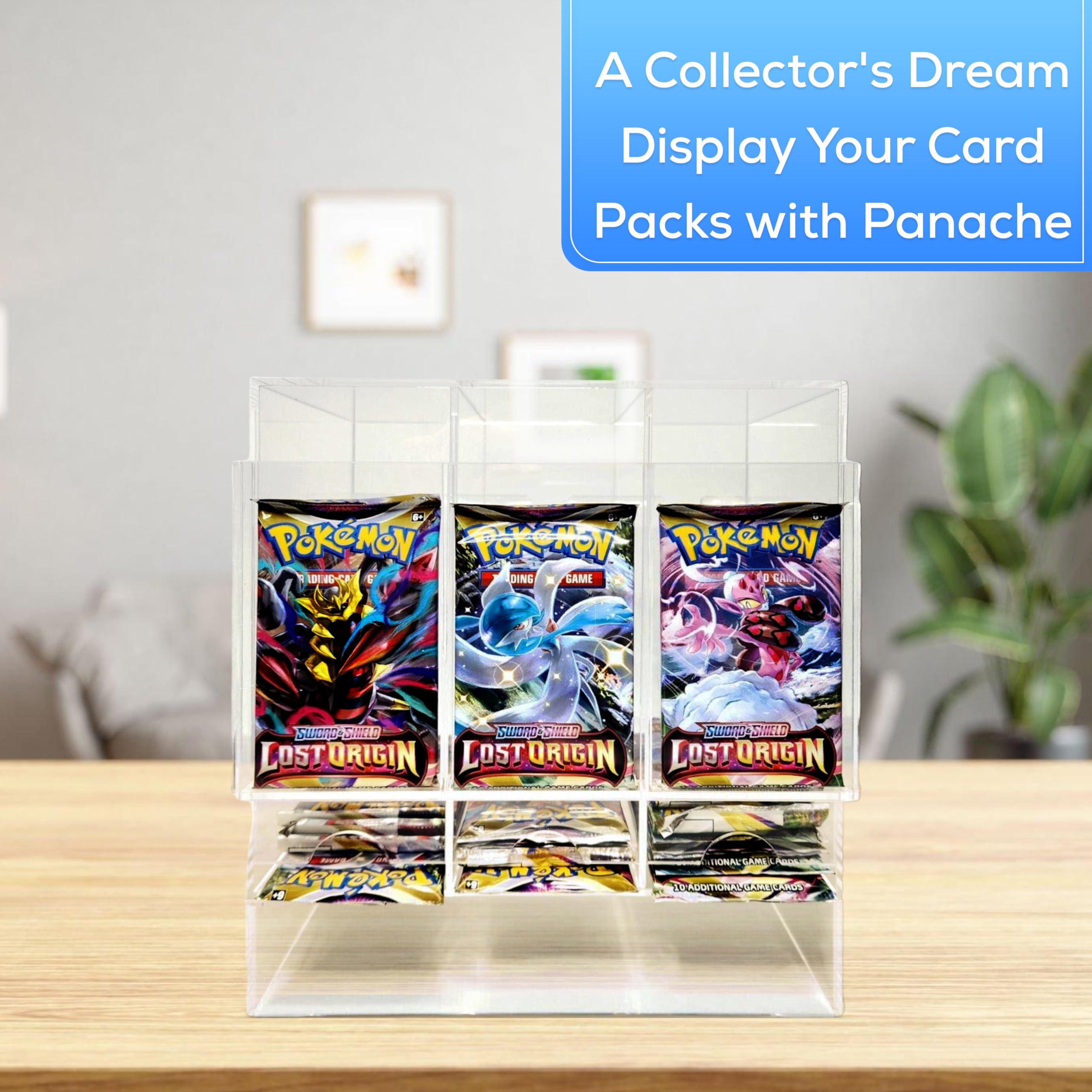 Organizador de Cartas de Pack 3-Slot de Acrílico para - Imagen 5