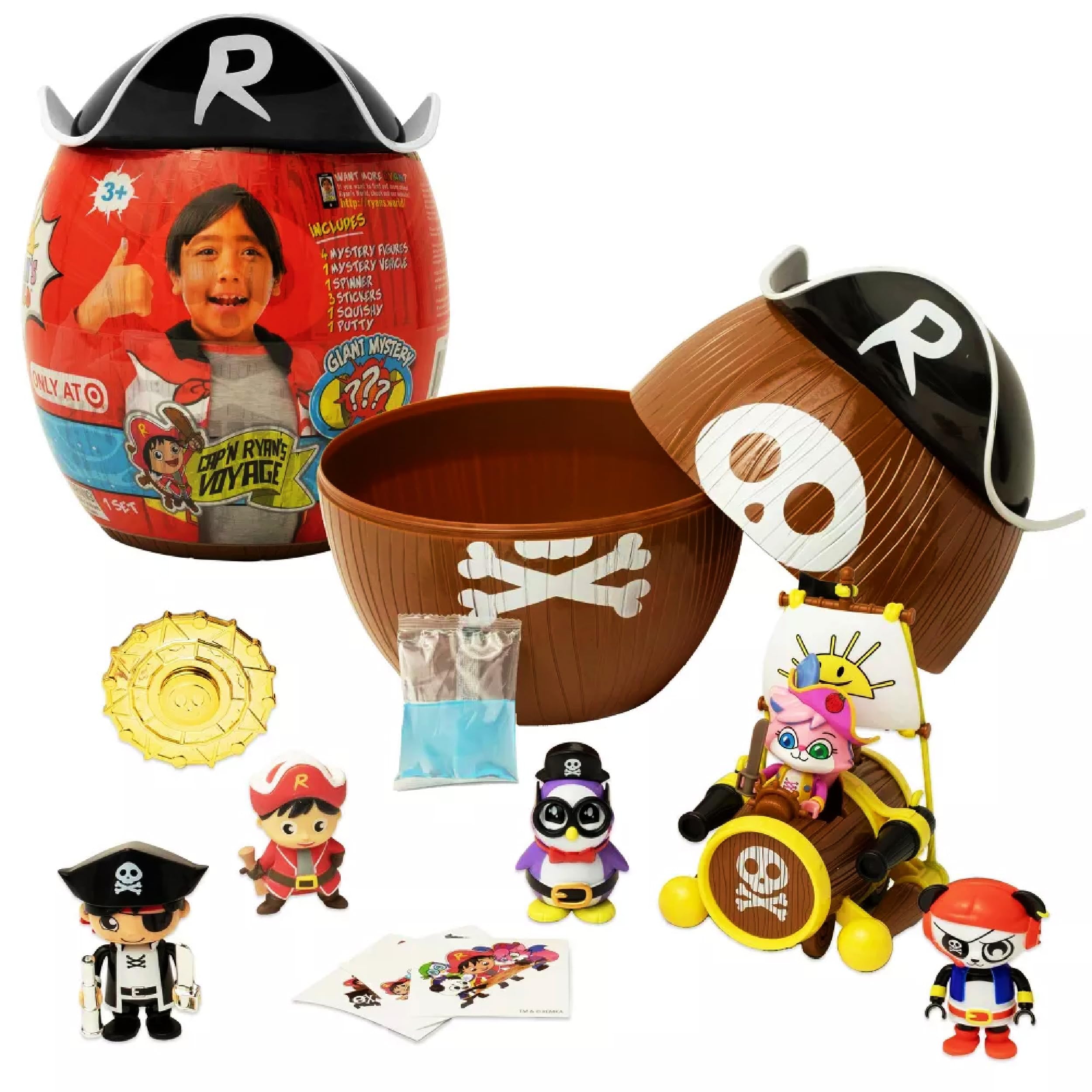 Huevo Gigante de Misterio Pirata del Mundo de Ryan