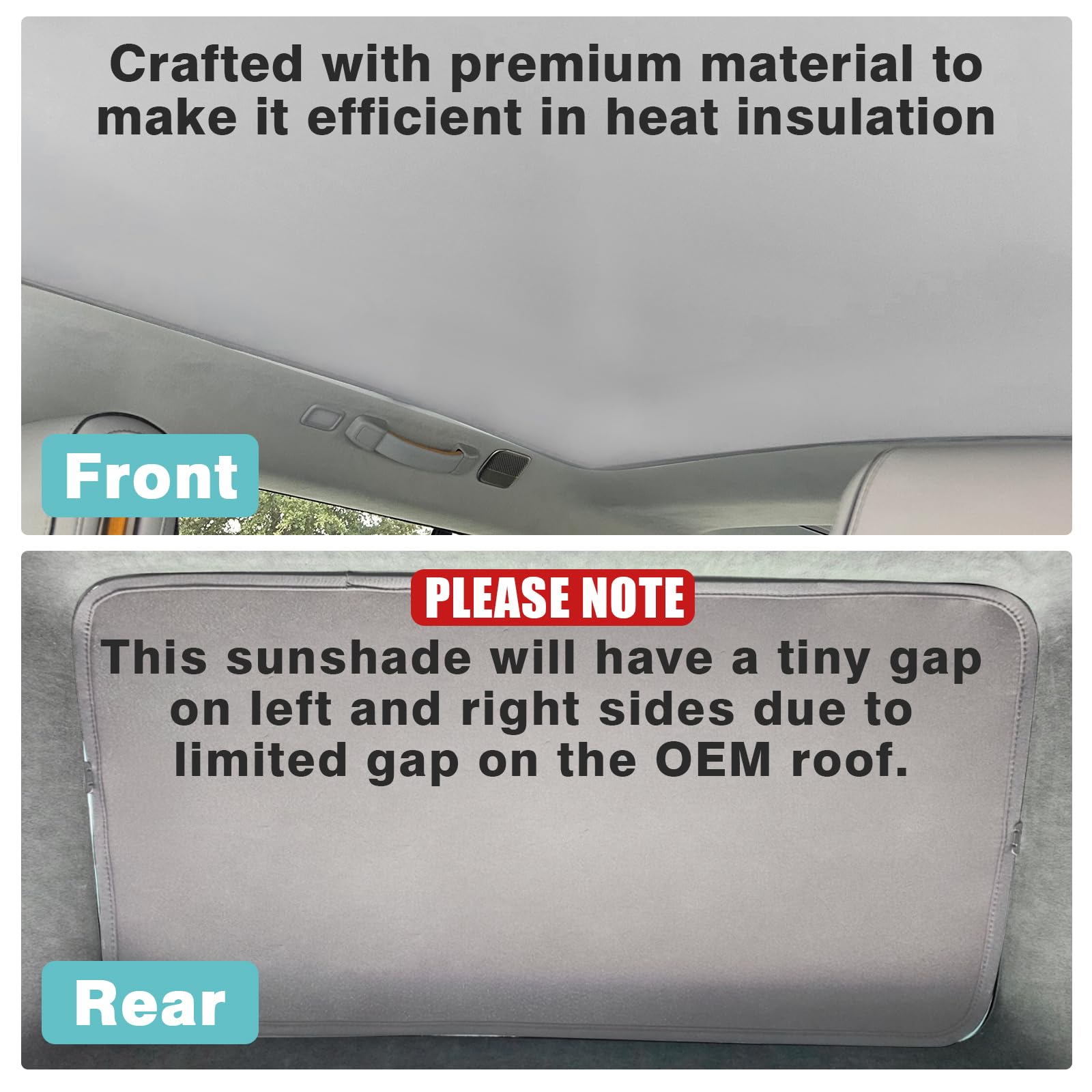 Cubierta de parasol plegable para techo de Rivian R1S con - Imagen 4