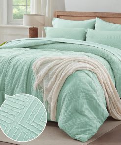 Juego de Edredón California King ChiXpace de 7 Piezas -