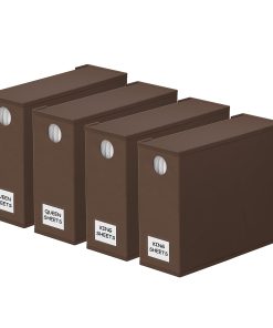 Organizadores y Almacenamiento de Sábanas -Marrón