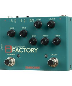 Pedal de Bajo SONICAKE con Efectos de Sobrecarga de Preamp