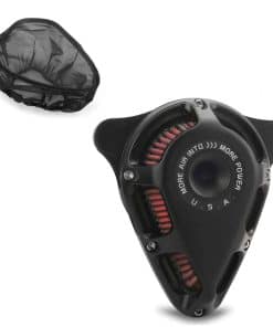 TOPRAMETAL Filtro de aire negro giratorio de respiradero de