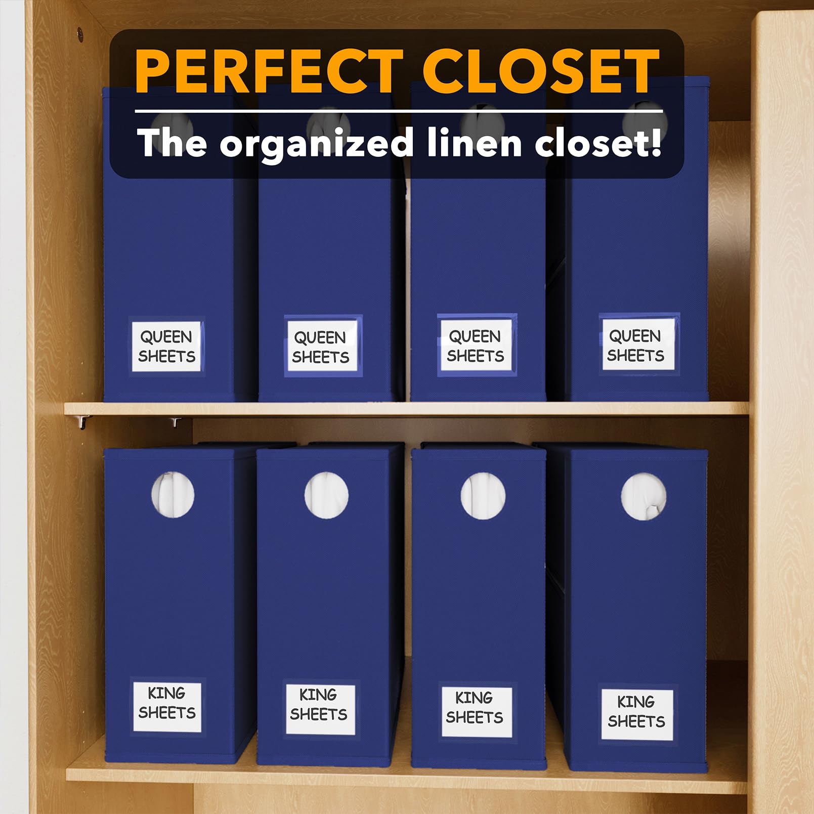 Organizadores y Almacenamiento de 8 Piezas de Sábanas - Imagen 6