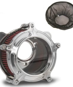 Filtro de aire limpiador para Harley -Cromado - filtro rojo