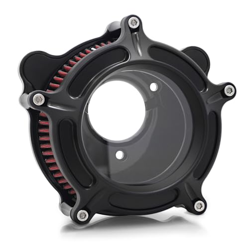 Filtro de aire de limpiador de aire para -Negro-filtro rojo