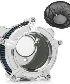 Filtro de aire cromado azul para Harley Davidson Sportster