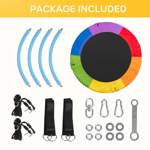 DECORLIFE Columpio para Árbol de 40 Pulgadas, Columpio - Imagen 3