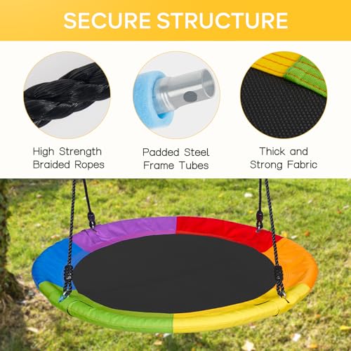 DECORLIFE Columpio para Árbol de 40 Pulgadas, Columpio - Imagen 9