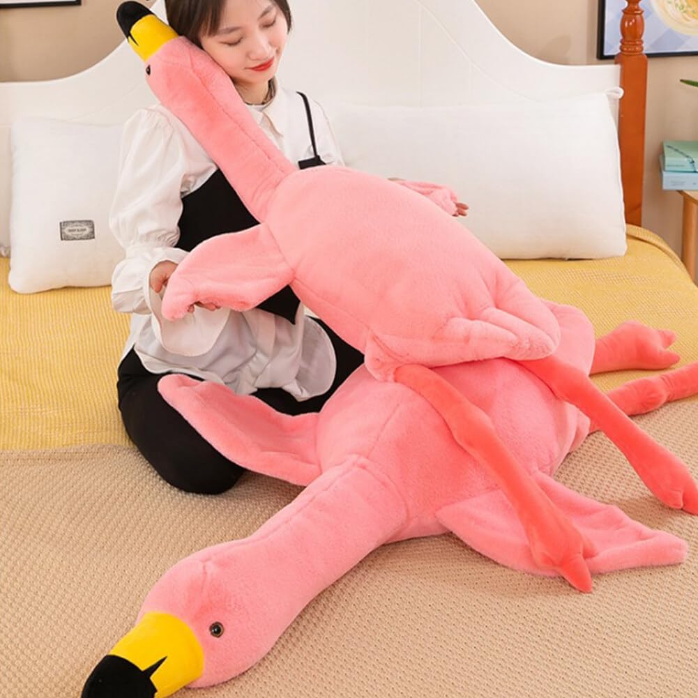 Peluche de Flamenco Rosa Almohada de Peluche Gigante para - Imagen 8