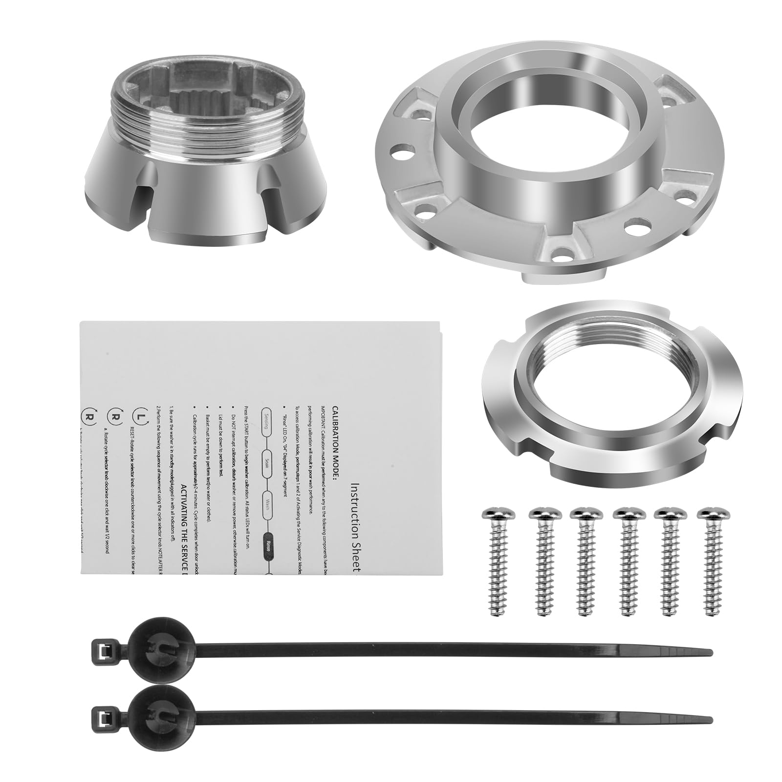 Kit de Centro de Tambor de Lavadora W10324651 Metal