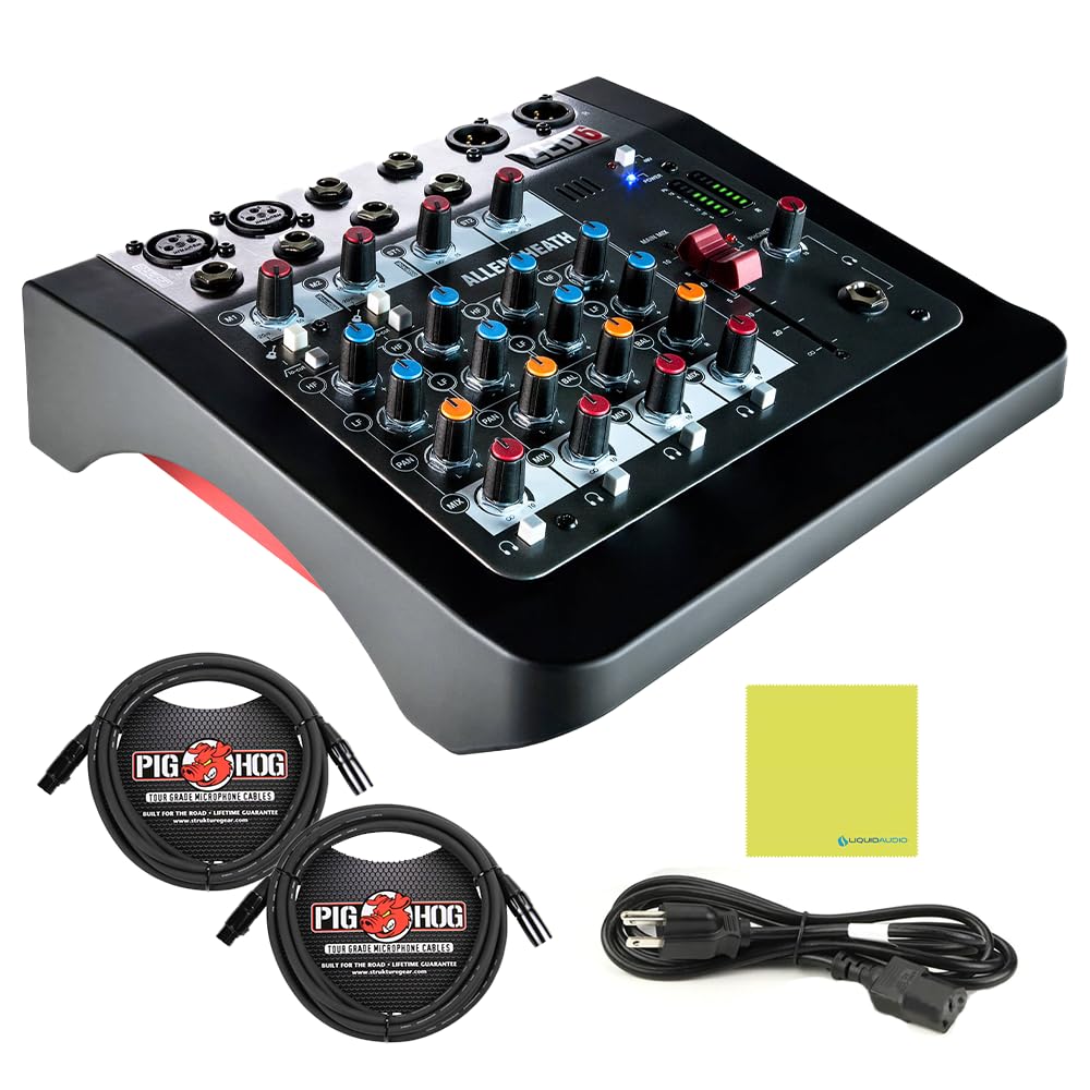 Mixer Allen & Heath AH-ZED6 Ultra Compact de 6 Entradas