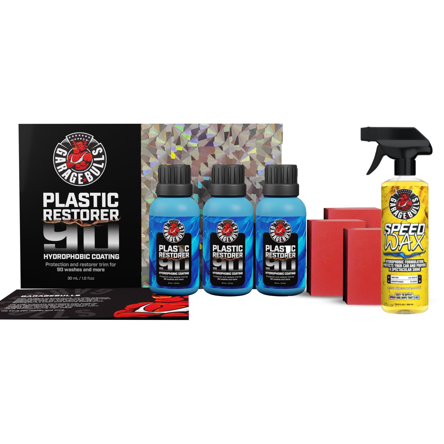Kit de Restaurador de Plástico para Automóviles y