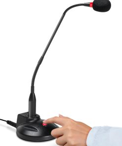 Micrófono VEC GN-USB-PT Gooseneck con Botón de Pulsar para