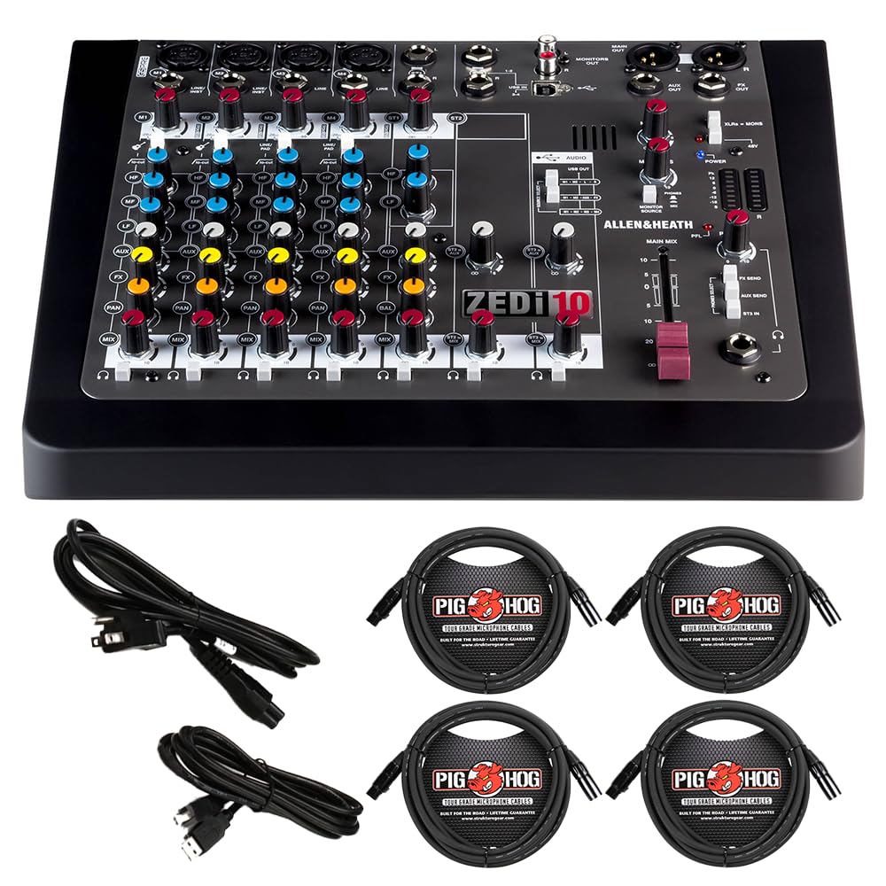 Mesa de Mezclas Allen and Heath AH-ZEDi-10 Híbrida