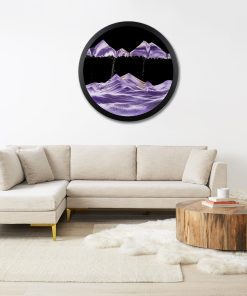 Heuanpte 17.3" Decoración de Arte de Arena en -Morado-A