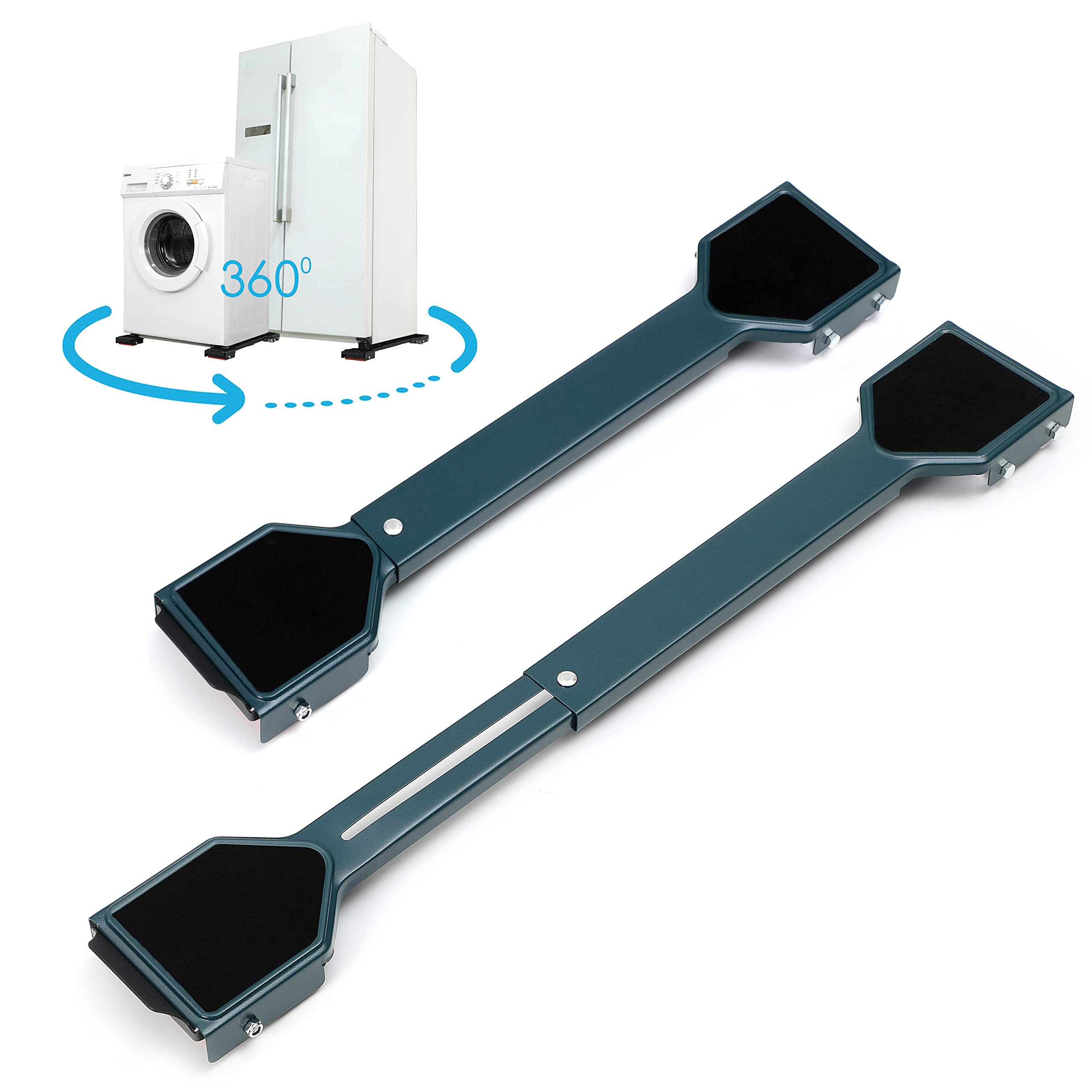 Rodillos Móviles Universales de 360�, Base Extensible de