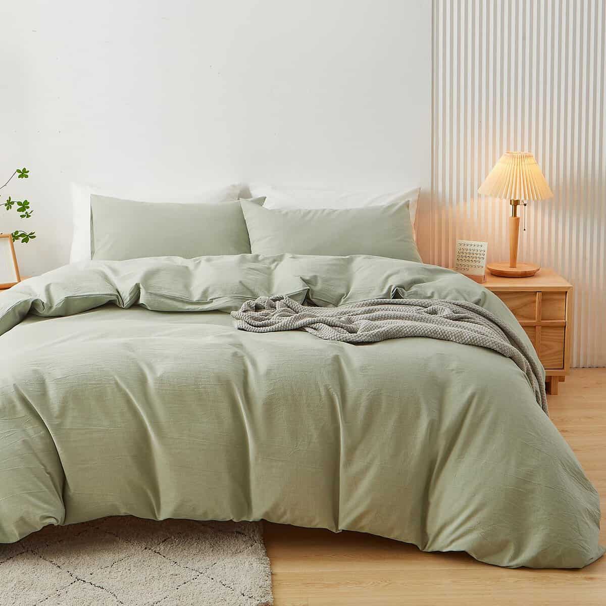 XINMIANFANG Juego de Funda Nórdica de Algodón 100% Tamaño - Imagen 7