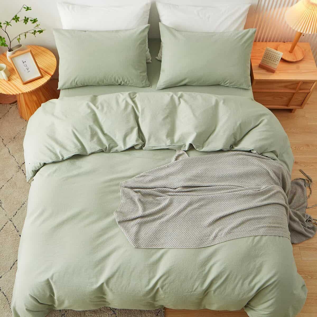 XINMIANFANG Juego de Funda Nórdica de Algodón 100% Tamaño