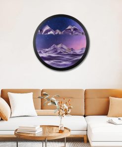 Heuanpte 17.3" Decoración de Arte de Arena en -Morado