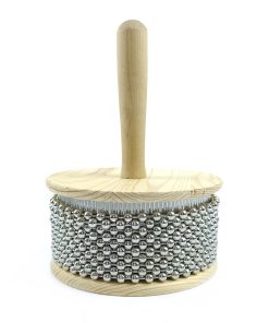 LOONELO Cabasa de Mano de Madera con Acero Inoxidable,