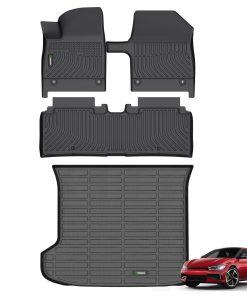 Tapetes de piso y forro de carga compatibles con Kia EV6