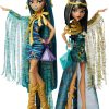 Set de muñecas de moda Monster High, Mummy Majesties Cleo &