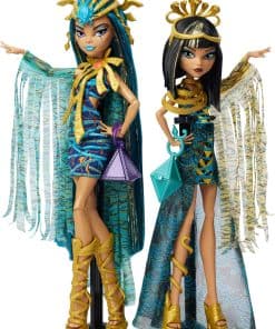 Set de muñecas de moda Monster High, Mummy Majesties Cleo &