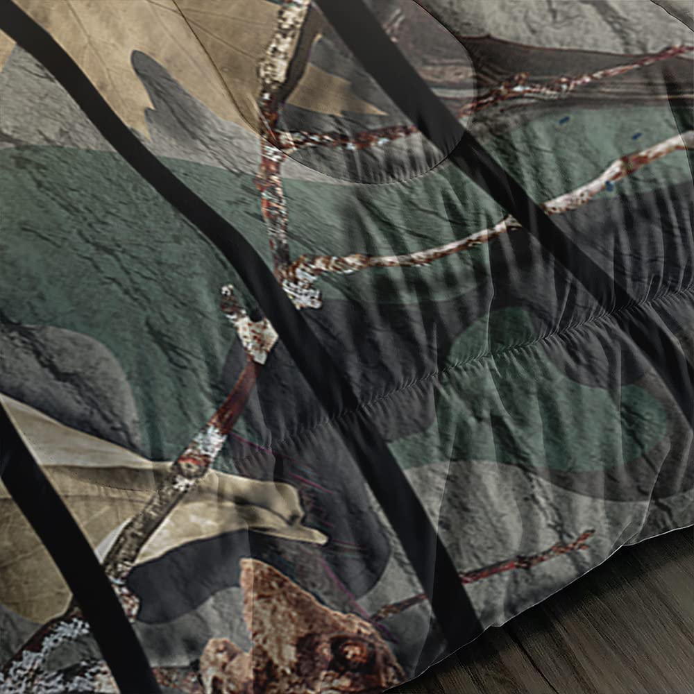 Suncloris Juego de Edredón con Cuernos de Ciervo Bandera - Imagen 3