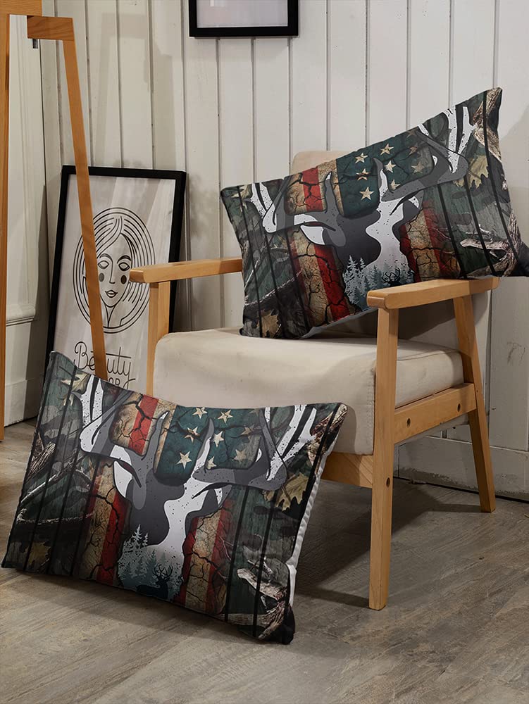 Suncloris Juego de Edredón con Cuernos de Ciervo Bandera - Imagen 6