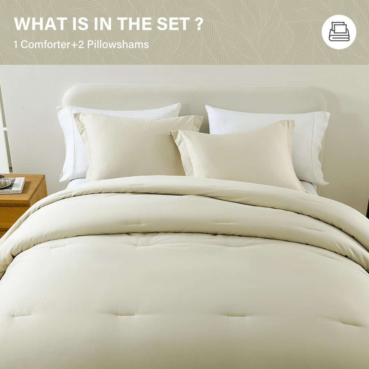 Juego de Colcha Queen SahSahCasa, Juego de Ropa de Cama - Imagen 5