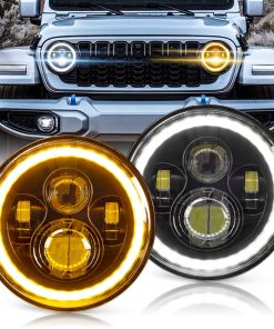 Faros Delanteros LED de 7 Pulgadas HILLSKING Compatible con