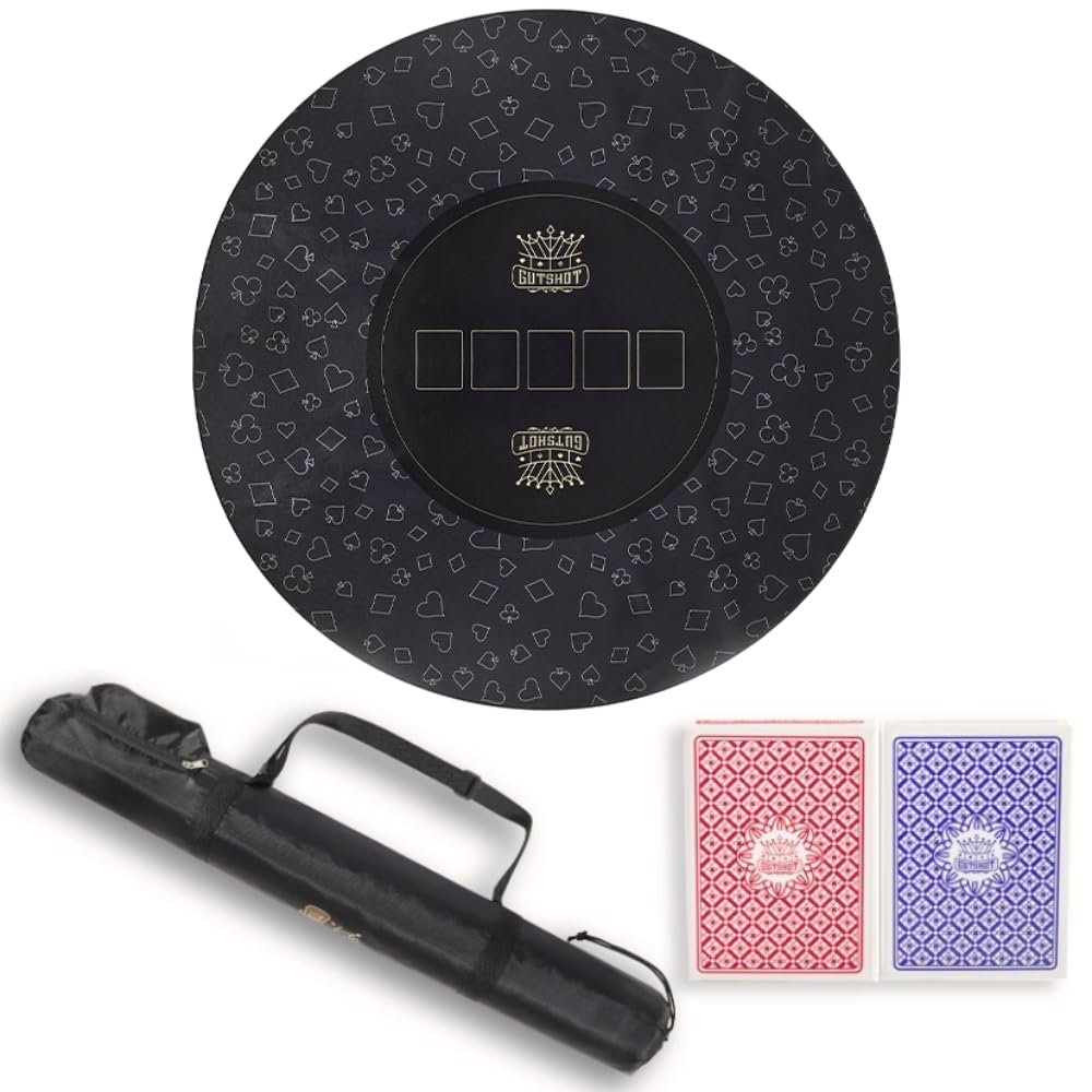 Tapete de Póker de Calidad de Casino Plegable | Mantel de