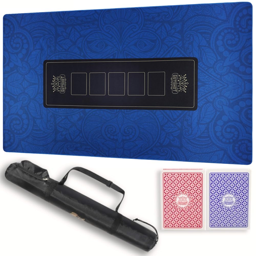 Tapete de póker GUTSHOT plegable de calidad de casino |